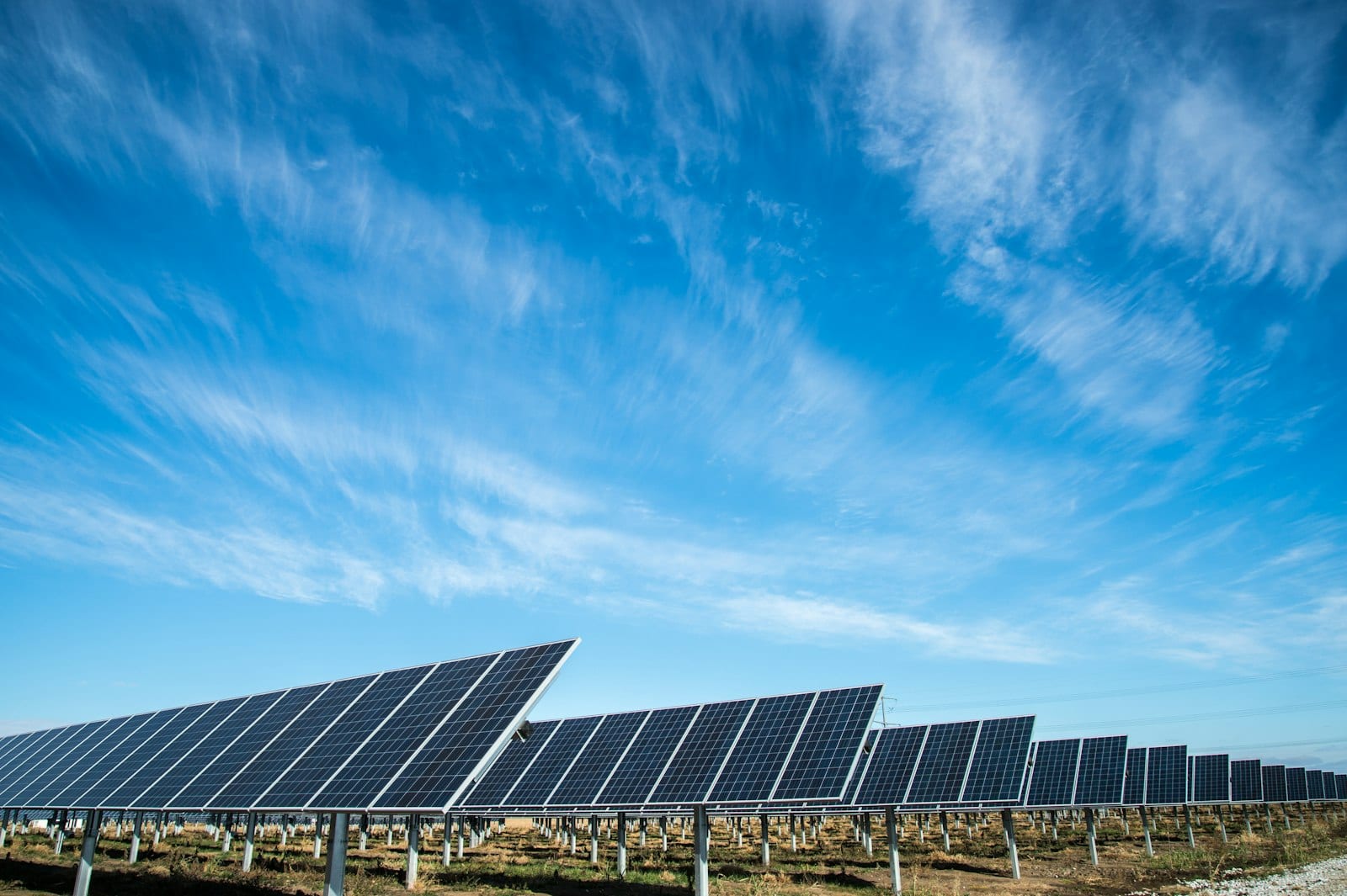 Commercial solar installation at a North Fork vineyard production facility in Cutchogue