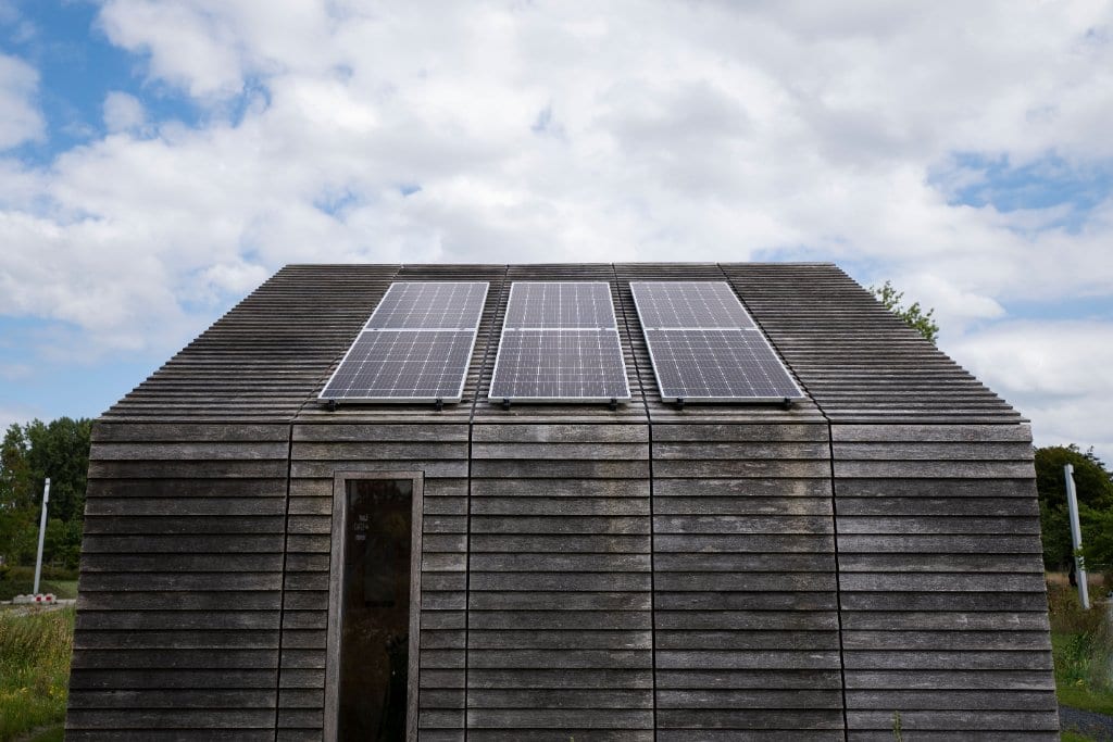 Equestrian property on a Hamptons compound with solar-equipped barn