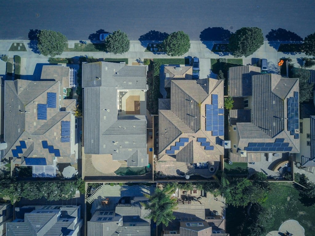 Independent off-grid solar system powering a stable complex on a Bridgehampton equestrian estate