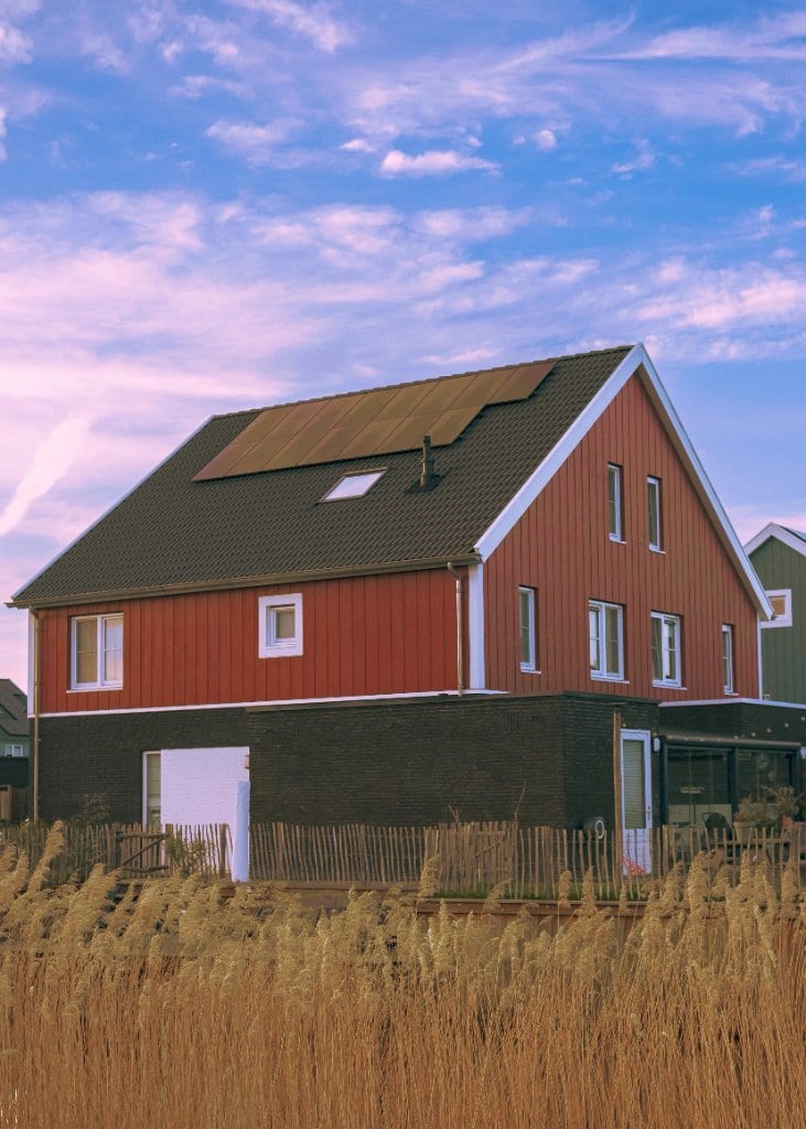 Solar installation in Sagaponack, Long Island