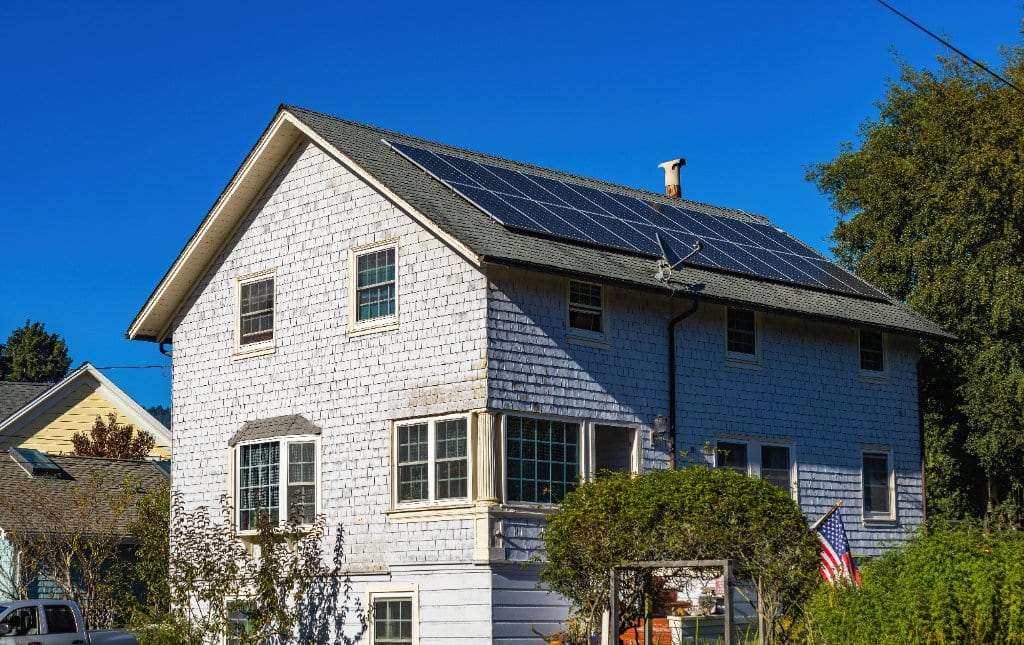 Solar installation in Water Mill, Long Island